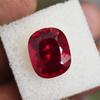 10 Ct EXQUISITE Cushion Cut CERTIFIED Natural Red Ruby Loose Gemstone