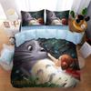 3D Exquisite Duvet Cover My Neighbor T-Totoros Cartoon Print Bedding Set Comforter Bed Youth Home Decor Kids Boys Girls Gift