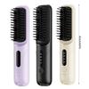 Portable Straightening Comb With Auto Shut Off Feature And Ceramic Coated Plates For Damage Free Hair Care