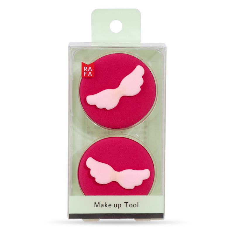 

Lafa Angel Cushion Puff, 2-Pack: Non-Latex, Powder-Resistant, Wet/Dry Dual-Use Makeup Sponge (LS-19132)