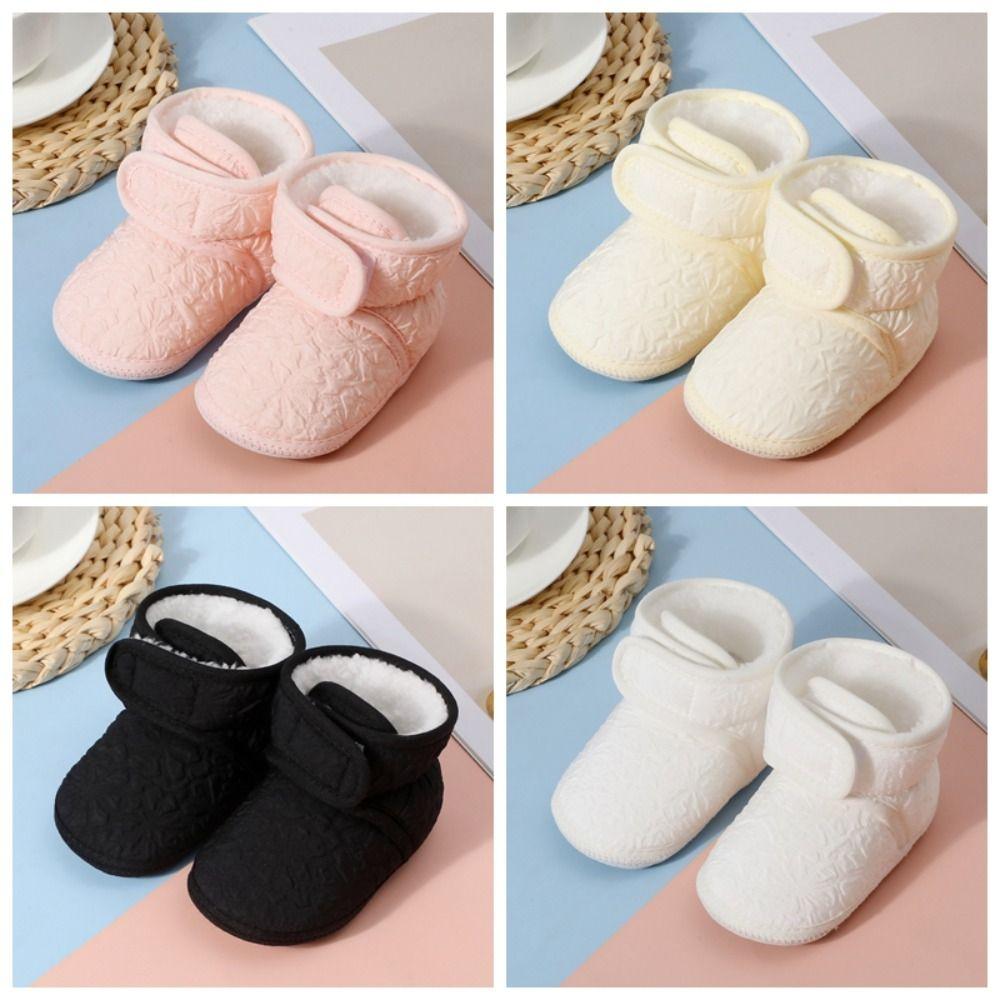Soft Baby Winter Ankle Boots Warm Newborn Walking Shoes Fashion Girls Boys Snow Shoes Toddler