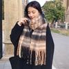 New mohair scarf autumn and winter Korean high-end versatile Maillard imitation cashmere warm