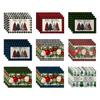 4PCS Christmas Placemats Set Practical and Stylish Table Settings Easy To Clean