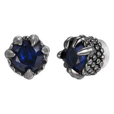 Vintage Dragon Claw Magnetic Ear Clip for Men,Punk Round Zircon Small Metal Earring,Cool No Ear Hole Jewelry Gift
