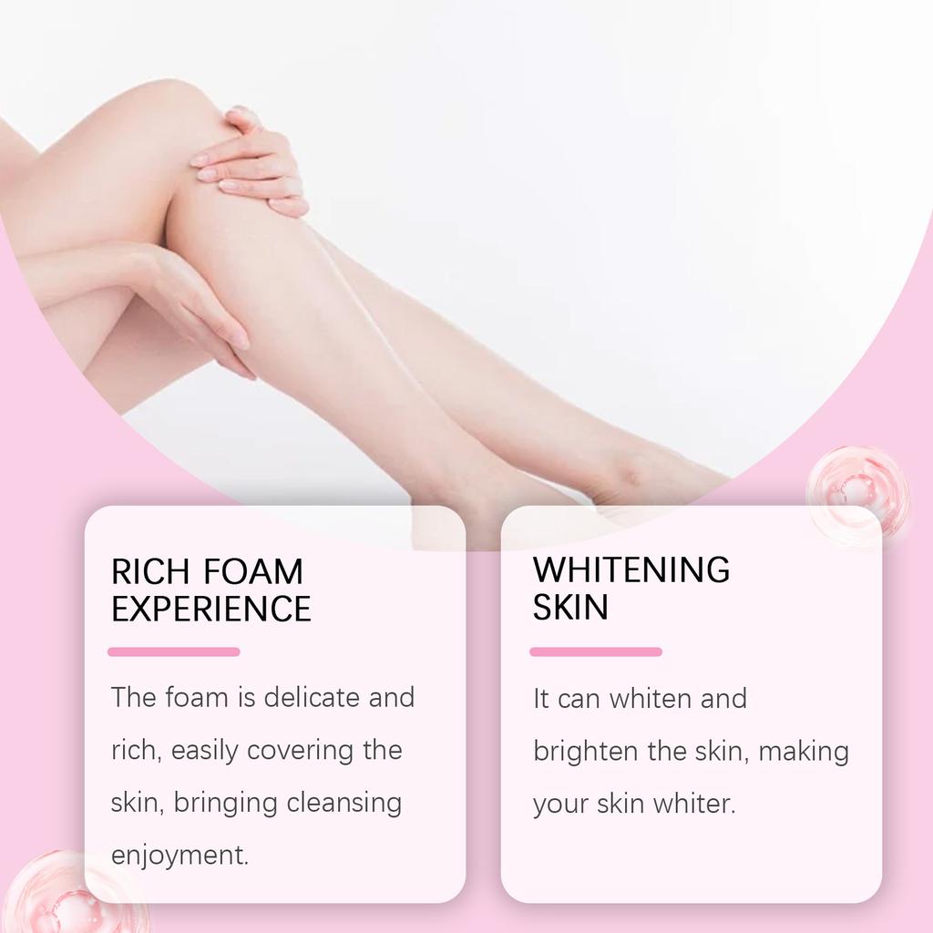 Kojic Acid Whitening Soap Deep Cleaning Chicken Skin Dark Spot Remover Oil Control Brighten Armpit Underarm Knee Lightening Soap