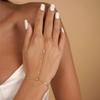 Hand Chain Gold Bracelets for Women Trendy Finger Ring Slave Bracelet Dainty Chain Hand Jewelry Trendy Gifts