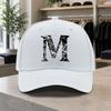 M Graffiti Baseball Cap For Men Lightweight Adjustable Duckbill Hat With Mthemed Design For Weddings Parties Birthdays