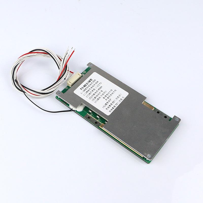 6S/7S 24V Lithium Battery Protection Board: 40A/50A/60A Ternary Balance with Overcharge, Over-discharge, and Overcurrent Protection