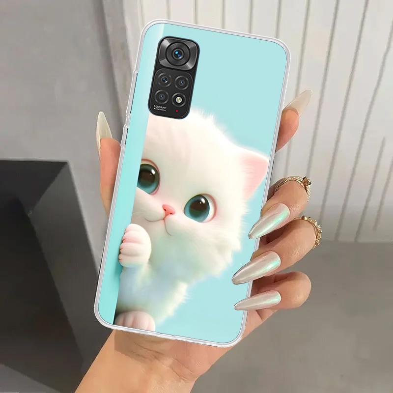 Cat Cute Kitten Cartoon Phone Case for Xiaomi Redmi Note 15 14 14S 13 12S 12 Pro 11S 11 Plus 11T 11E 10S Soft Funda Print Shell