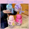 My Little Pony Tritan Kinderwasserflasche mit zwei Trinkhalmen für Schule und Outdoor-Gebrauch