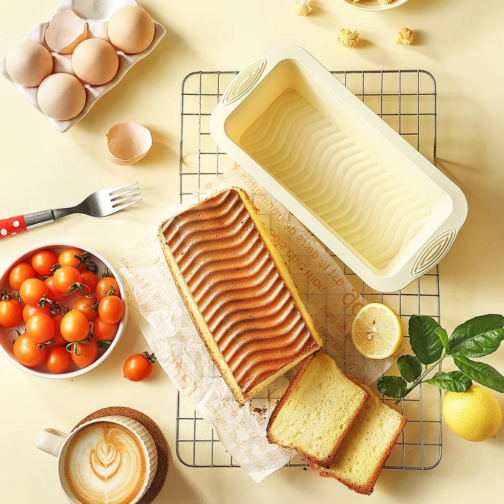 Silikon Kake Bakeform Sett Høy Temperaturbestandig Ovn Bakeplate Kake Brød Toastform Kjøkken Muffins Bakeform