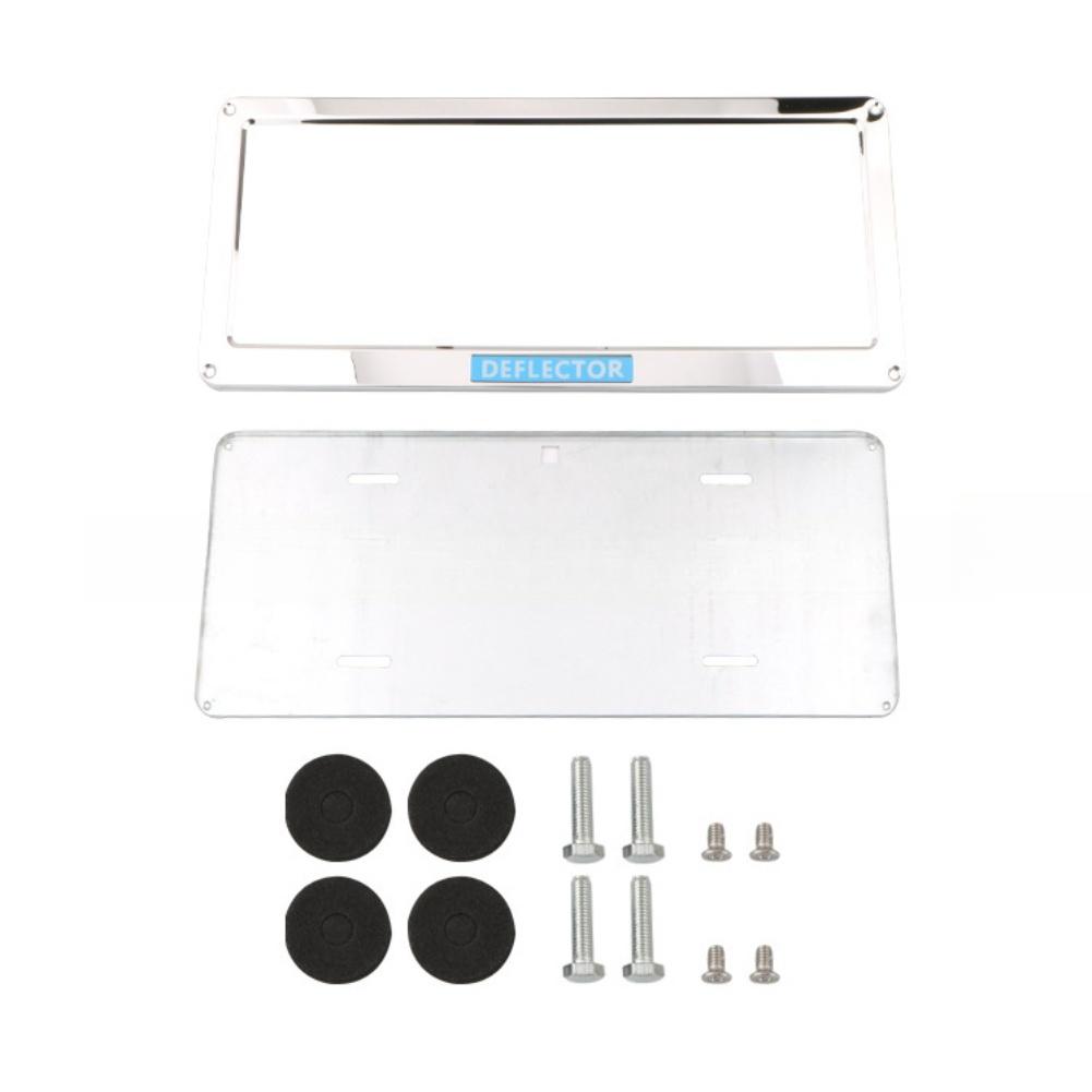 

Car License Plate Frame for Philippine Vehicles Stainless Steel Holder Suitable for Legal License Plate Display срібний