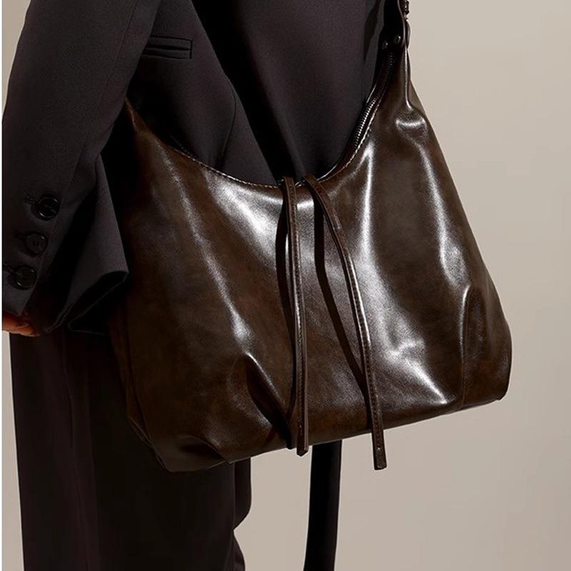 Wasteland Style Retro Underarm Bag Women's Autumn and Winter New Lazy Fashion Tote Bag Large Capacity Messenger Bag