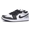 Jordan Air Jordan 1 Vintage Basketball Shoes Men's Low top Black/Gray/White 553558-132(Team32-)