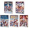 2025 Snømann Adventskalender 24-dagers Jule Nedtellingskalender Akryl Juletre Nedtelling Dekor for Barn