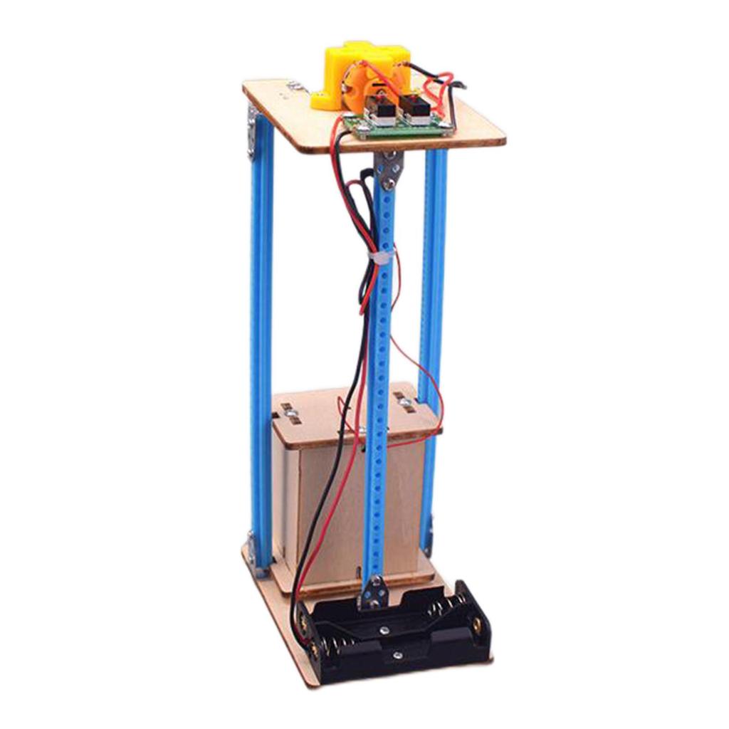 DIY Electric Elevator Lift Model Science Teaching Experiment Preschool Learning Toys