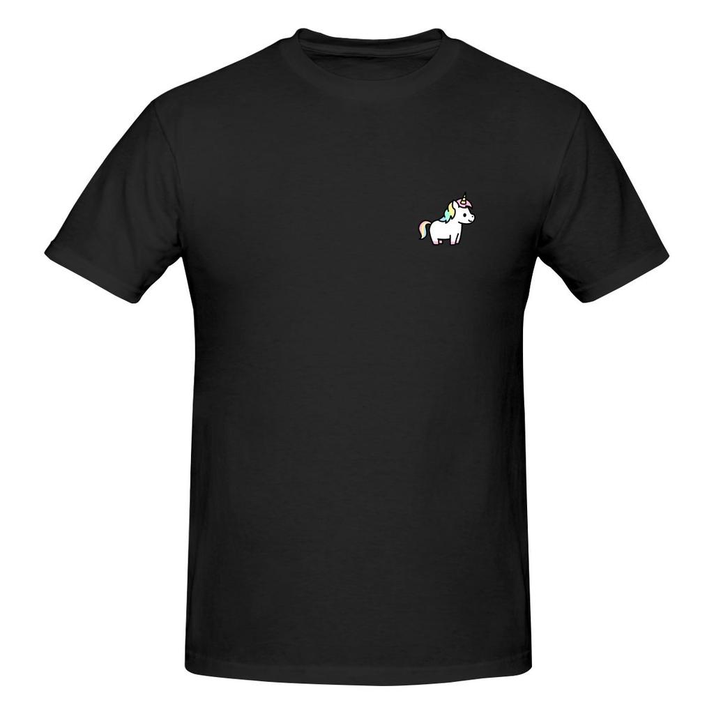 Unicorn Full Of Cotton Feeling Tshirt Street Sports Seamless Splicing Tees