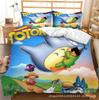 Luxuriöse Mein Nachbar Totoro Bettbezüge Kinder Cartoon Bettwäsche Set Bettdeckenbezug Einzelbett Doppelbett Schlafzimmer Bett Dekor für Teenager Beste Geschenke
