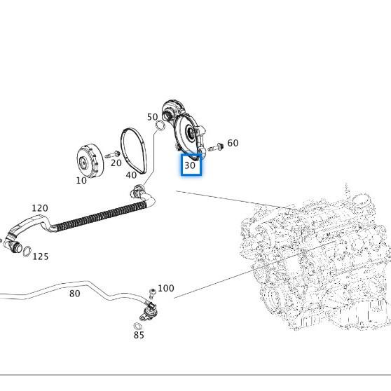 Oil-Water Separator for Benchi W276 2760100331