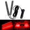 New New White 2X12 LED Car Interior Footwell Floor Decor Atmosphere Light Neon Strip