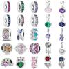 Inlaid Zircon Collection Bead Charms Copper Plating Rainbow Dreamcatcher Mouse Compatible With Authentic Bangle Bracelets Charm Bead Charms Pendant Je