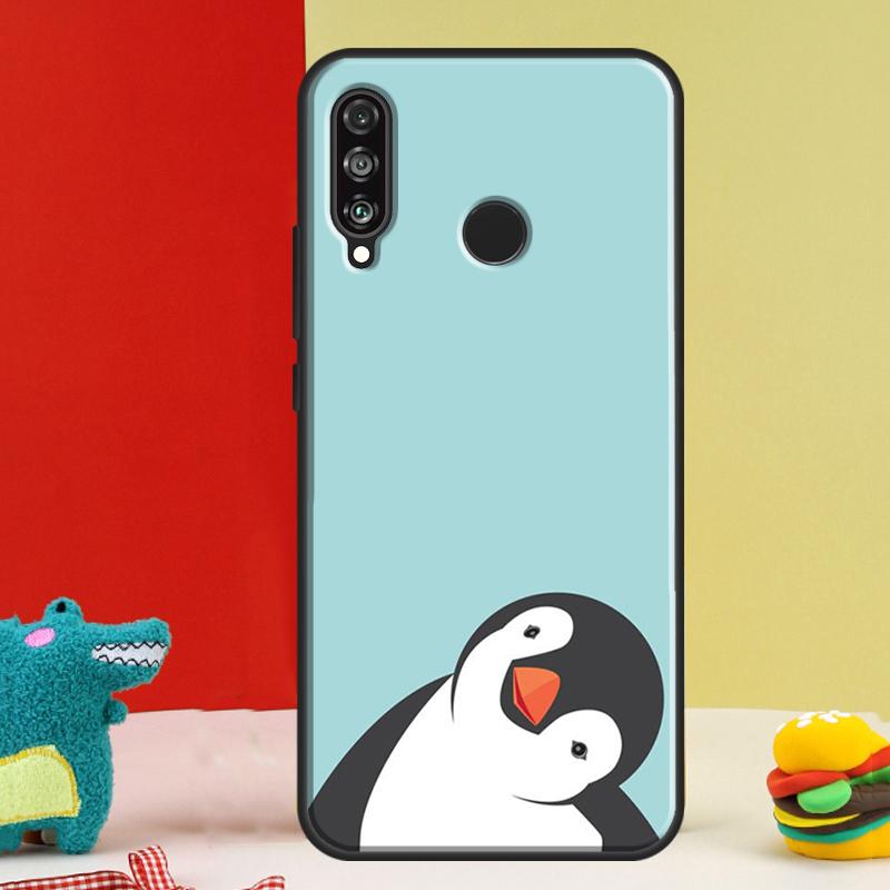 Penguin For Huawei Nova 12s 12i 11i 8i 9 10 SE Y91 Y90 Y60 Y70 Y72 Y61 P20 P40 P30 Lite P60 Pro Case