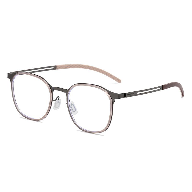 Metal Oversized Student Nearsighted Glasses For Men Fashion Business Shortsighted Prescription Glasses Women -0.5 -0.75 To -6.0