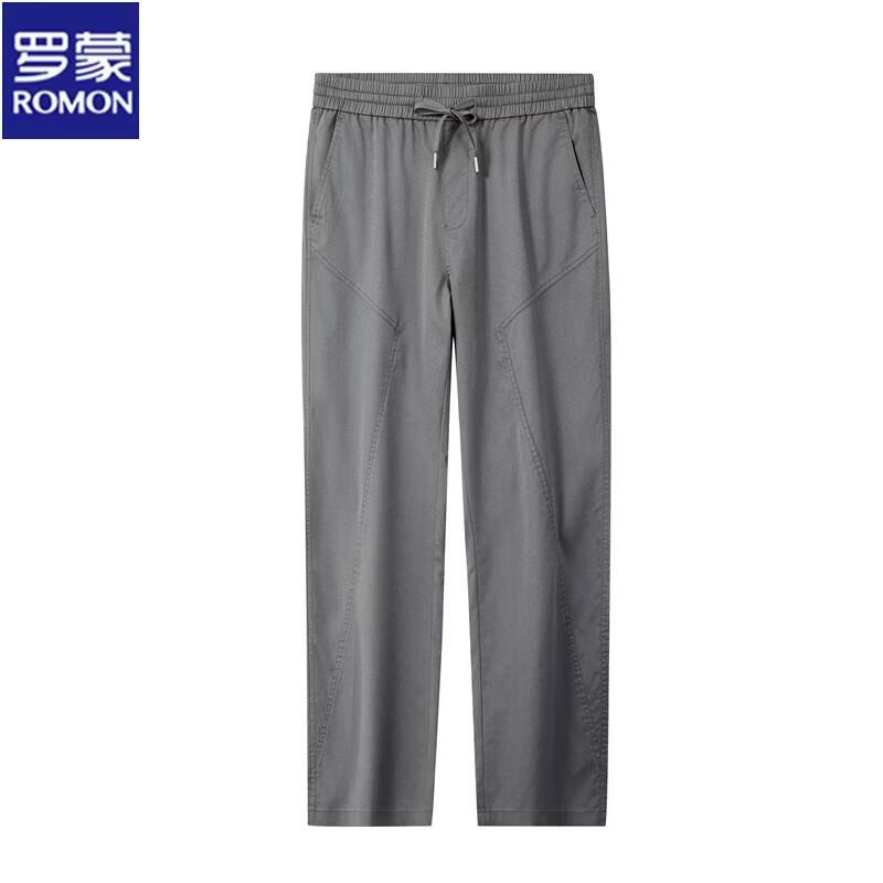 ROMON Men s Straight-Leg Old Money Style Casual Pants L