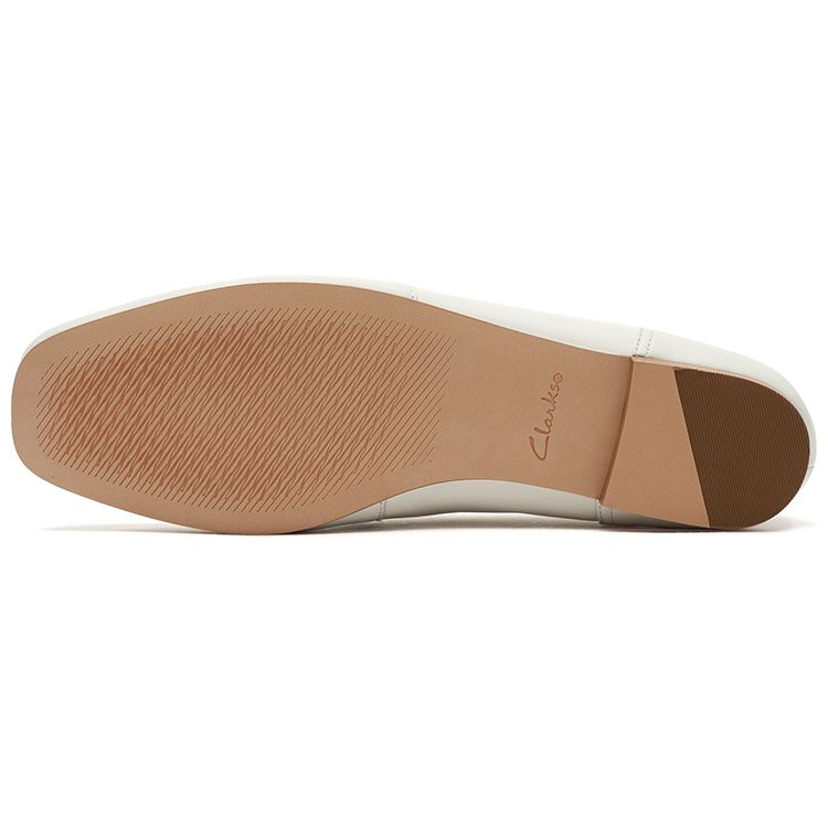Clarks Simple Comfortable Flat Shoes Women Shoes White 261644224