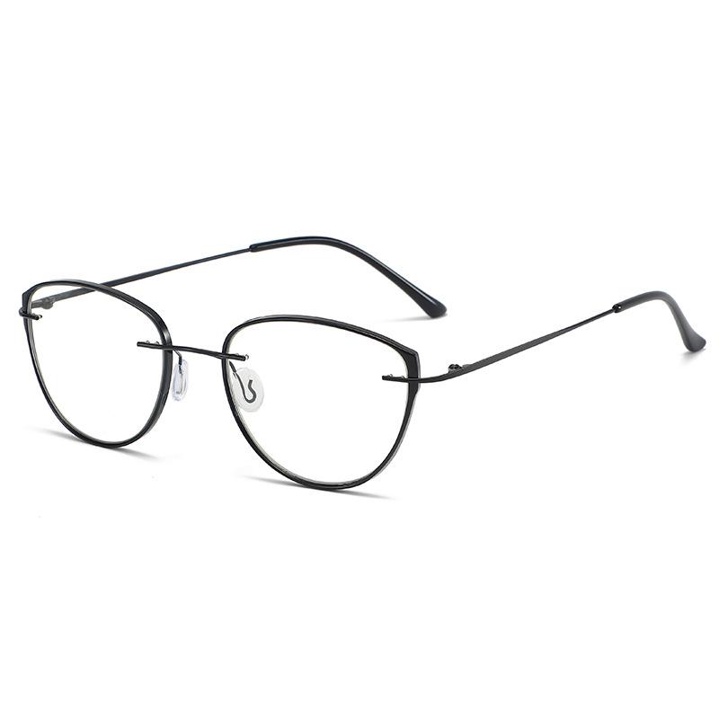 

Съемные без оправы фотохромные очки «кошачий глаз» с защитой от синего света и возможностью изготовления по рецепту Anti-Blue Light 0 Degree