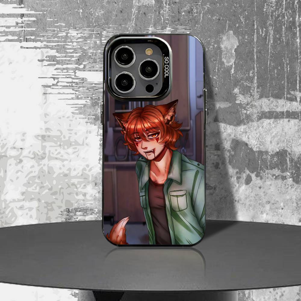 

Ren Hana Boyfriend To Death Phone Case For iPhone 17,16,15,14,13,12,11,Air,X,XR,Pro,Max,Plus IMD Silver Shell iPhone13mini