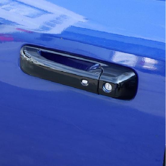 For 2010-2017 Dodge RAM 1500 ABS Gloss Black Car Door Handle Decor Cover Trim 8p