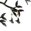 Gothic Trendy Sun Totem Star Moon Magic Witch Hat Dangle Earrings for Women Magic-themed Comic Convention Halloween Jewelry Gift