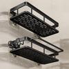 MDNG Punch-Free Corner Bathroom Storage Shelf