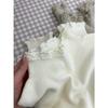 French lace semi-turtleneck knitted bottoming shirt women's autumn and winter long-sleeved top soft waxy casual basic sweater