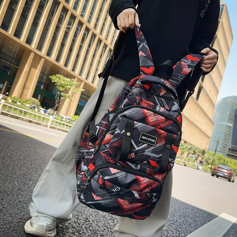 Graffiti-Print Herrenrucksack Schüler Schultasche Damen Computertasche Reiserucksack mit großer Kapazität