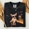 Zabawna Koszulka z Chihuahua Pijącym Piwo, Zabawna Koszulka Unisex z Chihuahua, Sarkastyczny Prezent dla Psa, Koszulka dla Mamy Taty Chihuahua, Głupia Koszulka z Grafiką Psa Meme