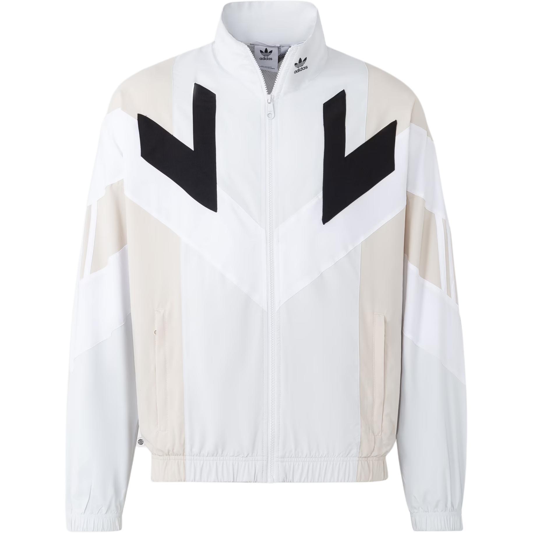 adidas originals Rekive Woven Track Jacket White Black Men s HR8590 S