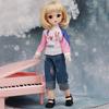 30 CM Mini Mobile 23 Bambole Snodate Ragazze Giocattolo 3D Grandi Occhi BJD Principessa Abiti Completi Collezione di Abiti Per Bambini Regalo bambola