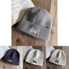 Knit Hat Men Winter Warm Acrylic Beanie For Casual Outdoor Wear