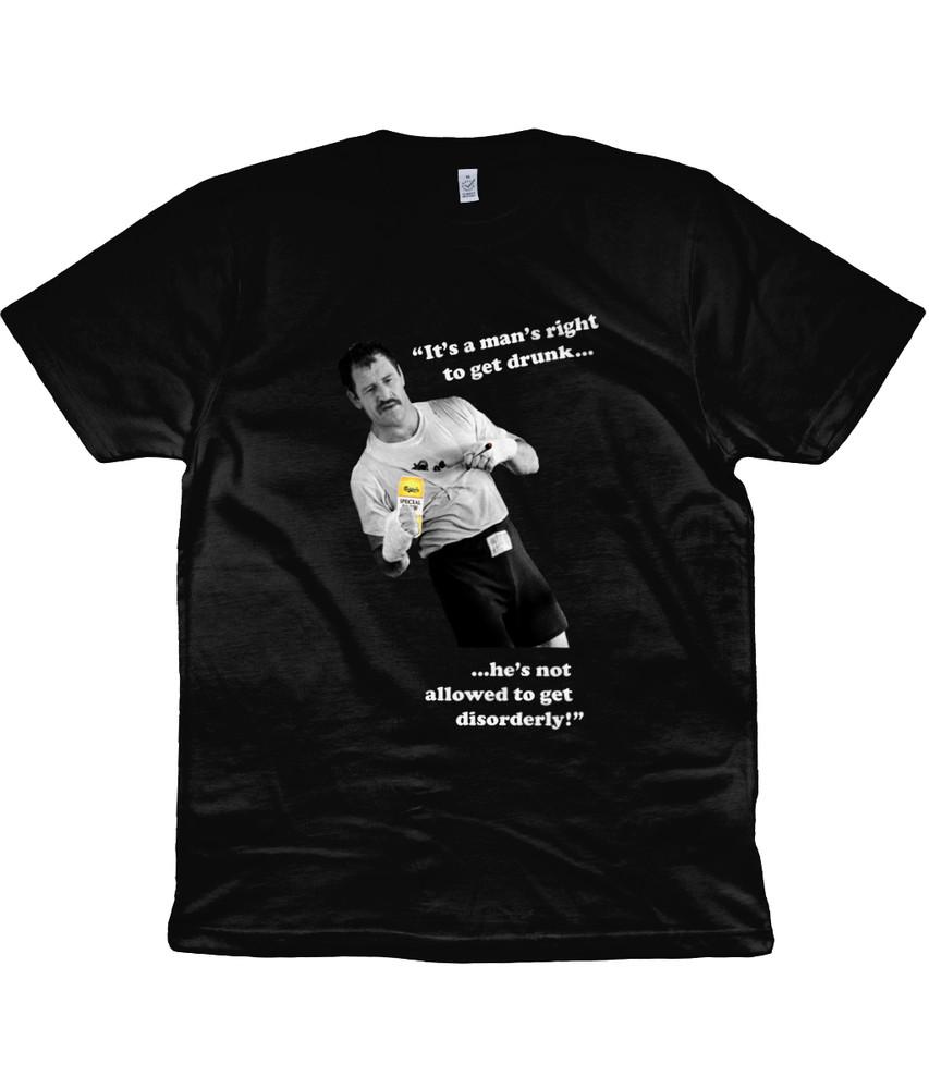 

Paul Sykes - It s a man s right to get drunk... - Organic T-Shirt (V2) 3XL