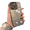 Cute KT cat applies to Apple 15plus mobile phone case iPhone16plus bow 14 Hello Kitty 17 cartoon