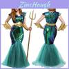 Enchanting Couples Costume For Halloween Includes Majestic Sea King And Mesmerizing Mermaid Attire