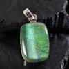 Natural Opal Pendant 31 ct Cushion 925 Sterling Silver October Birthstone for Gem Collections