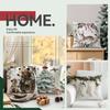 Watercolor Christmas Decor Pillowcase Printed Polyester 45x45cm Throw Pillowcover Decorative Sofa Cushion Pillowslip Home Decor
