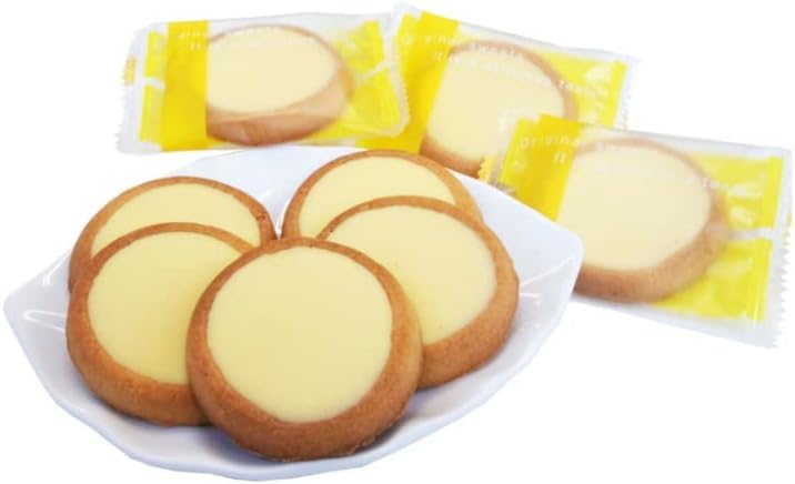 Hinata Citron 21 Stycken Konfekt Vikta Individuellt Inslagna Souvenir från Okayama Hiroshima Citrongodis Citronkakor Souvenir från Okayama Hiroshima