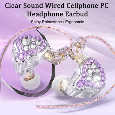Q2Pro Wired Earphone In-ear Ergonomic 3.5mm Universal Noise Reduction HiFi Sound Mobile Phone Earbud