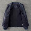 100% Natural Sheepskin Men Genuine Leather Jacket Casual Soft Thin Men's Leather Jacket Blue Coat Spring Autumn