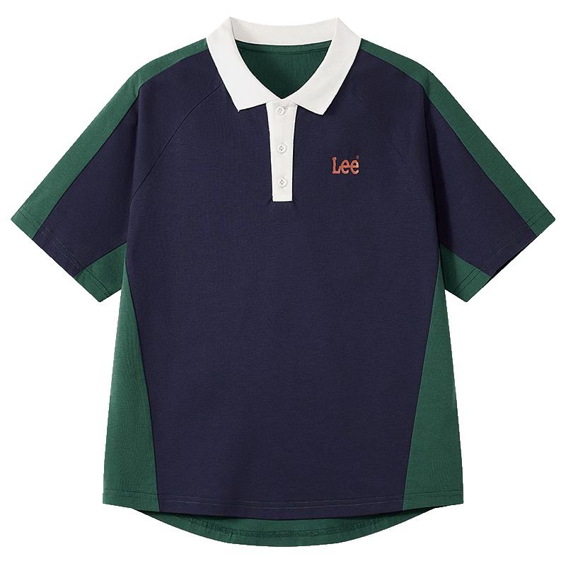 Lee Colorblock Short Sleeve Polo Shirt