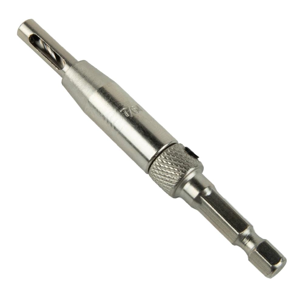 Tool Hinge Drill Bit Accessories Cabinet HSS Hex Groove Kit Pilot Holes Replacement Self Centering +Hex Wrench 3pcs